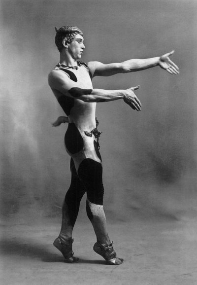 Vaslav Nijinsky como fauno de Photographer French
