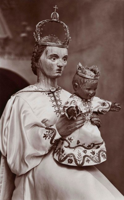 Virgen con el Niño, Pabellón Papal, Exposición Universal de París de Photographer French