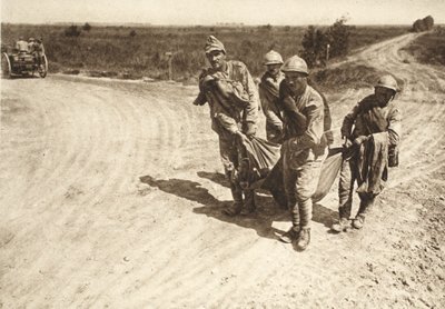 Una escena en el frente norte de Focsani (foto en b/n) de Photographer German