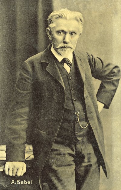 August Bebel, político socialista alemán de Photographer German