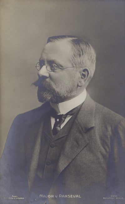 August von Parseval, diseñador de dirigibles alemán de Photographer German