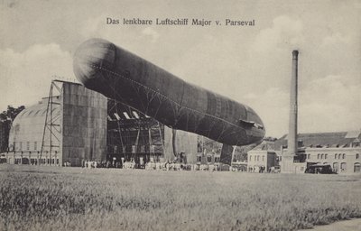 Dirigible de August von Parseval de Photographer German