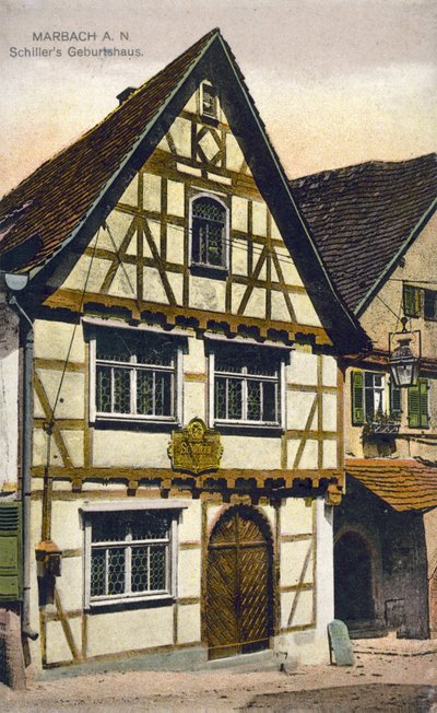 Lugar de nacimiento de Friedrich Schiller, Marbach am Neckar, Alemania de Photographer German