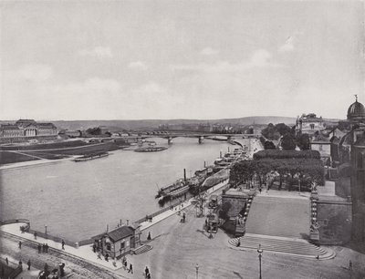 Terraza de Brühl y muelle del Elba de Photographer German