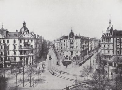 Charlottenburg, Kurfürstendamm, esquina Uhland- y Grolmann-Strasse de Photographer German