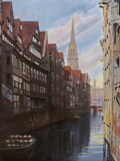 Hamburgo: Fleet bei der Groningerstrasse de Photographer German