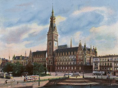 Hamburgo: Rathaus de Photographer German