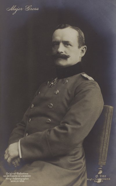 Hans Georg Friedrich Gross, aeronauta y constructor de dirigibles alemán de Photographer German
