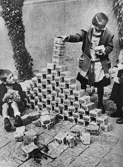 Hiperinflación de la moneda alemana de Photographer German
