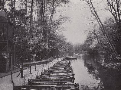 Im Tiergarten, Estación de Botes en el Nuevo Lago de Photographer German