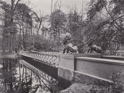 En el Tiergarten, Puente de los Leones de Photographer German