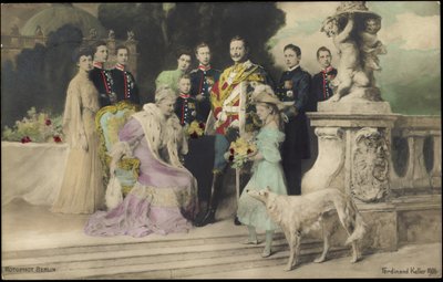 Familia imperial bajo Guillermo II, Galgo, RPH de Photographer German