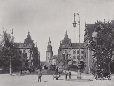Puente Kaiser Wilhelm y Calle Kaiser Wilhelm de Photographer German