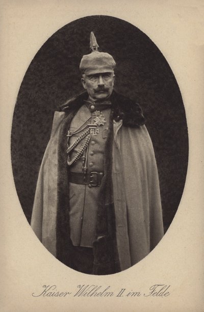 Kaiser Wilhelm II de Alemania en uniforme militar de Photographer German