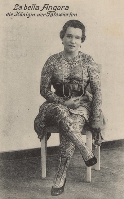 La Bella Angora, Reina de los Tatuados de Photographer German