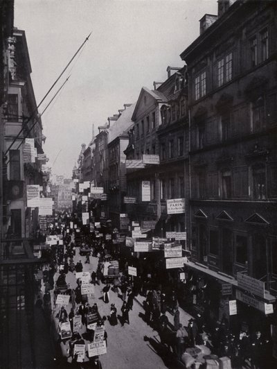 Leipzig: Petersstrasse durante la feria de Photographer German