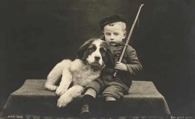 Niño pequeño con perro de Photographer German
