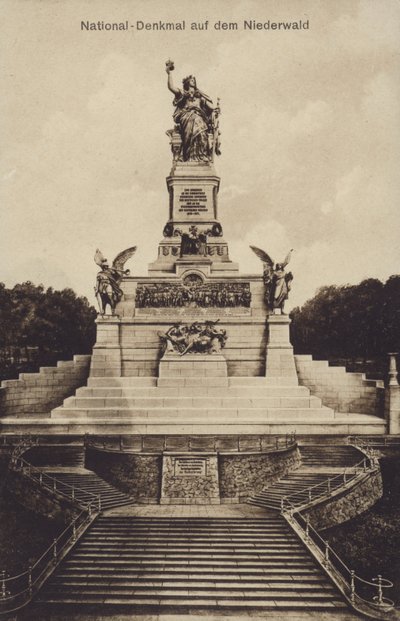Nationaldenkmal, monumento que conmemora la unificación de Alemania, Rudesheim am Rhein, Hesse de Photographer German