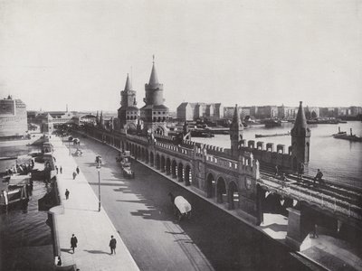 Puente Oberbaum con el tren elevado de Photographer German