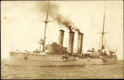 Foto Barcos de guerra Alemania, S. M. S. Berlin de Photographer German