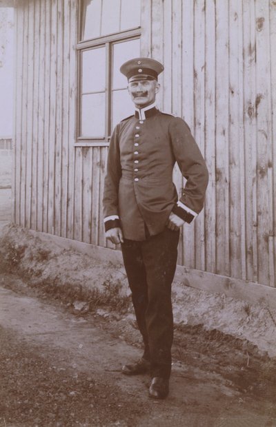 Retrato de un soldado alemán de Photographer German