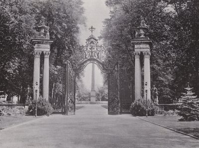 Potsdam, entrada al parque de Sanssouci de Photographer German