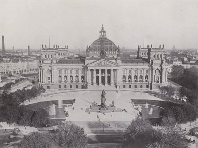 Reichstags-Gebäude y Monumento a Bismarck de Photographer German