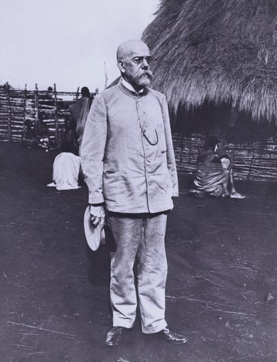 Robert Koch, médico y bacteriólogo alemán, en África de Photographer German