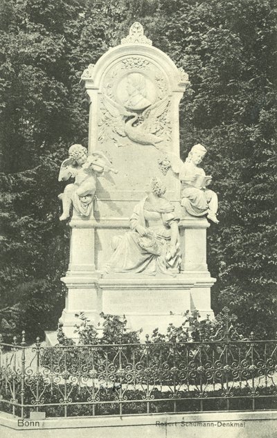 Memorial de Robert Schumann, Bonn, Alemania de Photographer German