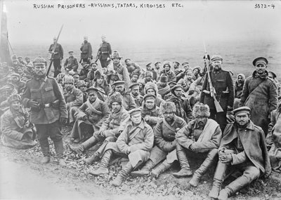 Prisioneros rusos: rusos, tártaros y kirguises de Photographer German