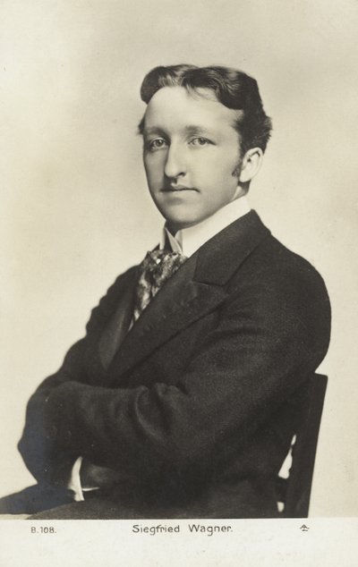 Siegfried Wagner, compositor y director de orquesta alemán de Photographer German