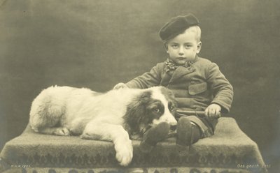 Niño pequeño con su perro de Photographer German