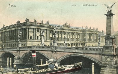 Bolsa de Valores, Friedrichstrasse, Berlín de Photographer German