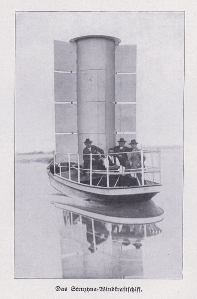Struzyna, barco a vela impulsado por un rotor Flettner de Photographer German