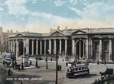 Banco de Irlanda, Dublín (foto en color) de Photographer Irish