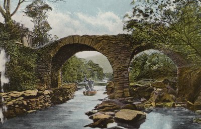 Irlanda del Sur: The Old Weir Bridge (Shooting the Rapids), Killarney (foto a color) de Photographer Irish