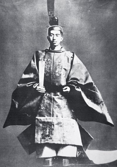 Hirohito, Emperador de Japón en su entronización de Photographer Japanese