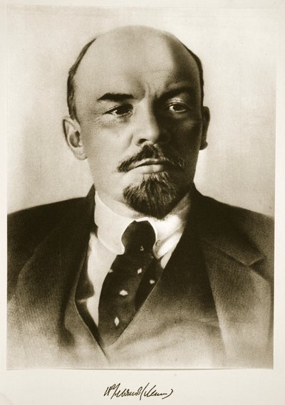 Lenin (fotograbado) de Photographer Russian