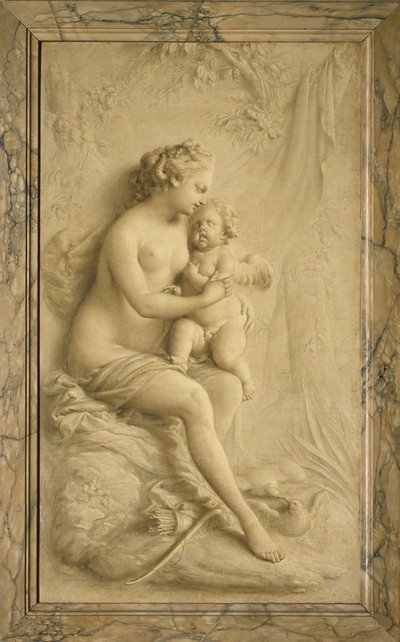 Venus y Cupido de Piat Joseph Sauvage