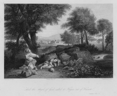 Agar en el Desierto, Génesis XXI de Pier Francesco Mola