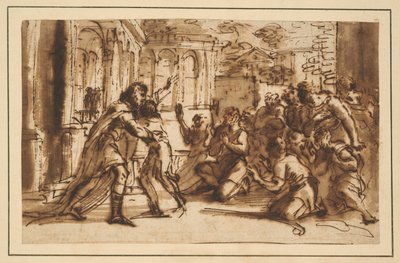 José saludando a sus hermanos de Pier Francesco Mola
