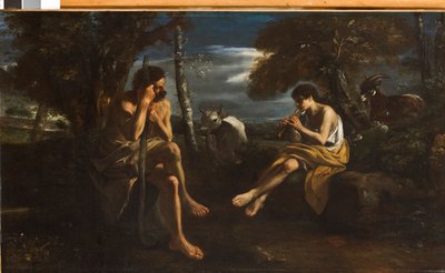 Mercurio adormeciendo a Argos, c.1645-55 de Pier Francesco Mola