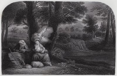 El reposo en el camino de Pier Francesco Mola