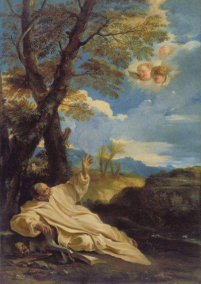La visión de San Bruno de Pier Francesco Mola