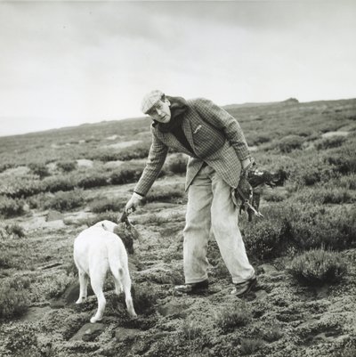 11º Duque de Devonshire en una cacería de urogallos en Bolton Abbey de Blaise Nicolas Le Sueur