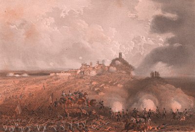 Ataque de los franceses en Solferino, Lombardía de Blaise Nicolas Le Sueur
