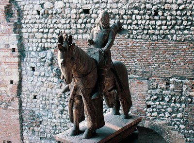 Estatua ecuestre de Cangrande I della Scala de Blaise Nicolas Le Sueur
