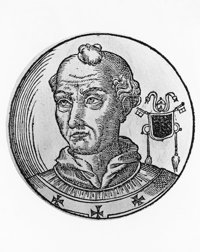 Retrato de Adriano II de Blaise Nicolas Le Sueur