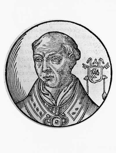 Retrato de Calixto II de Blaise Nicolas Le Sueur