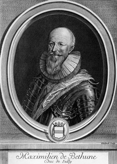 Retrato de Maximilien de Bethune de Blaise Nicolas Le Sueur